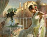 Girl in Venice by Vladimir Volegov